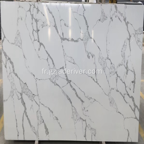 Ardoise blanche de quartz pour la cuisine Comptoirs de cuisine en quartzite